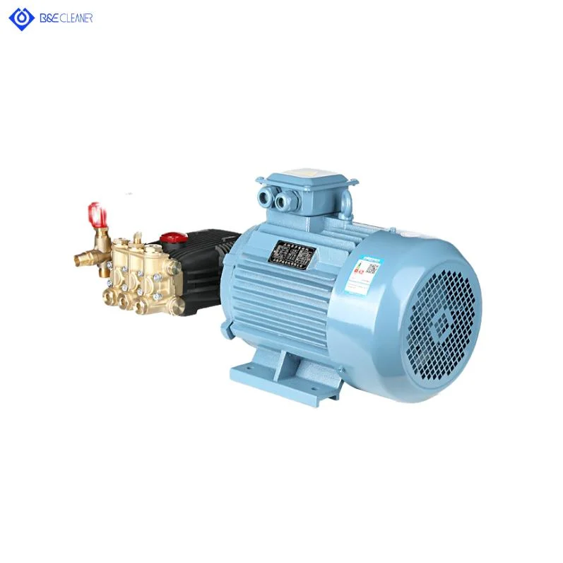 5.5kw 40L 380V Die Cast Iron /Aluminum Shell Three Phase AC Motor High Pressure Triplex Plunger Pump for Garden Misting System Usage